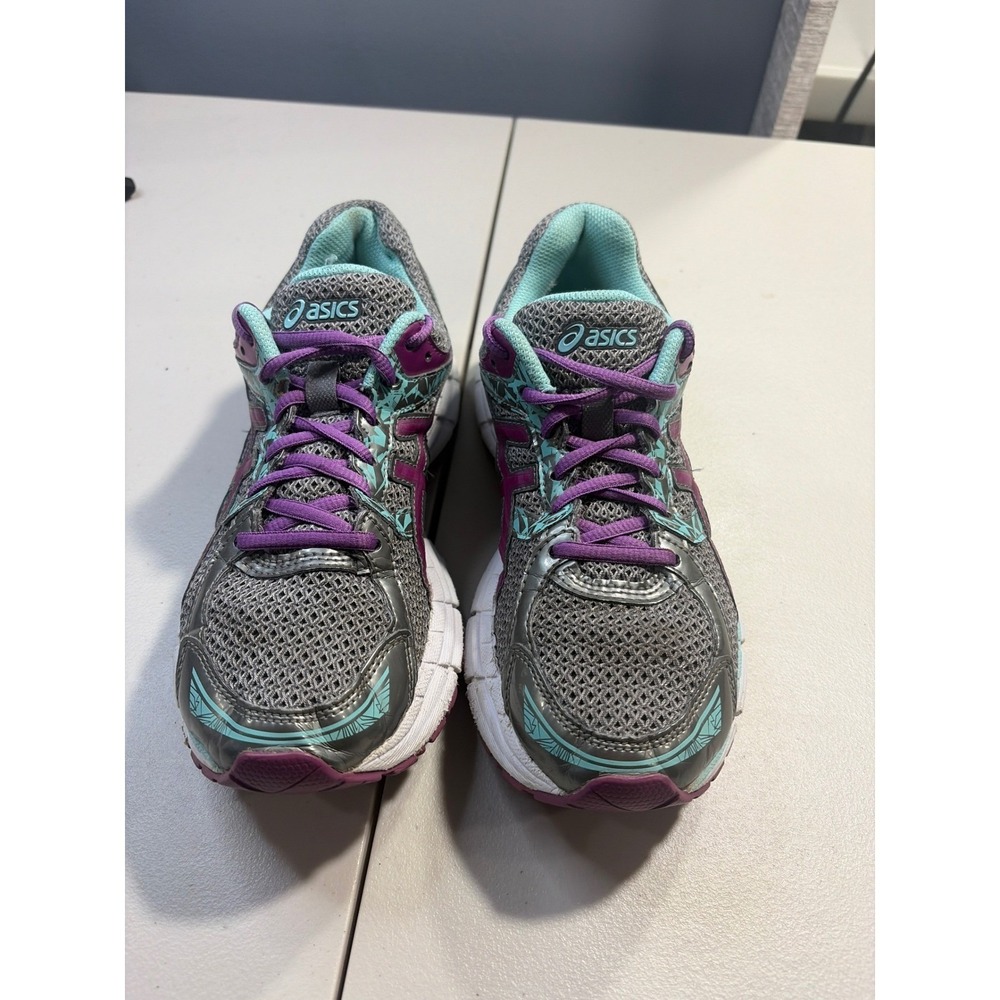 ASICS Gel-Excite 3 Womens Running Shoes Grey Purple Turquoise T5C8N Size 8 - Picture 2 of 10